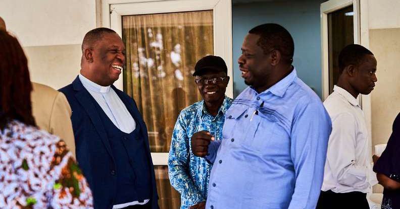 Pastoral leadership and clergy members in fellowship